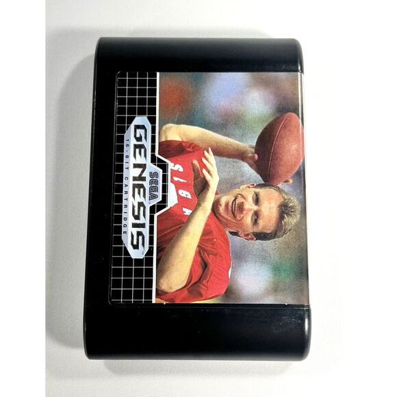 Joe Montana Football 1990 Sega Genesis Complete with Case and Manual Tested - Picture 7 of 9